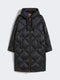 The Cube Down Jacket in Iridescent Water-Repellent Fabric Black